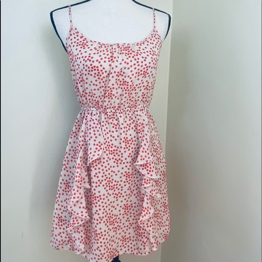 Forever 21. Orange and White Dress. Sz M. - Picture 11 of 12